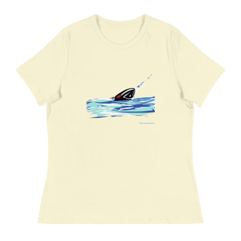 WHALE - Women's Relaxed T-Shirt - Image 13
