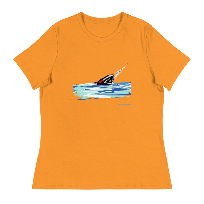 WHALE - Women's Relaxed T-Shirt - Image 6