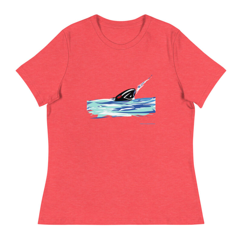 WHALE - Women's Relaxed T-Shirt - Image 2