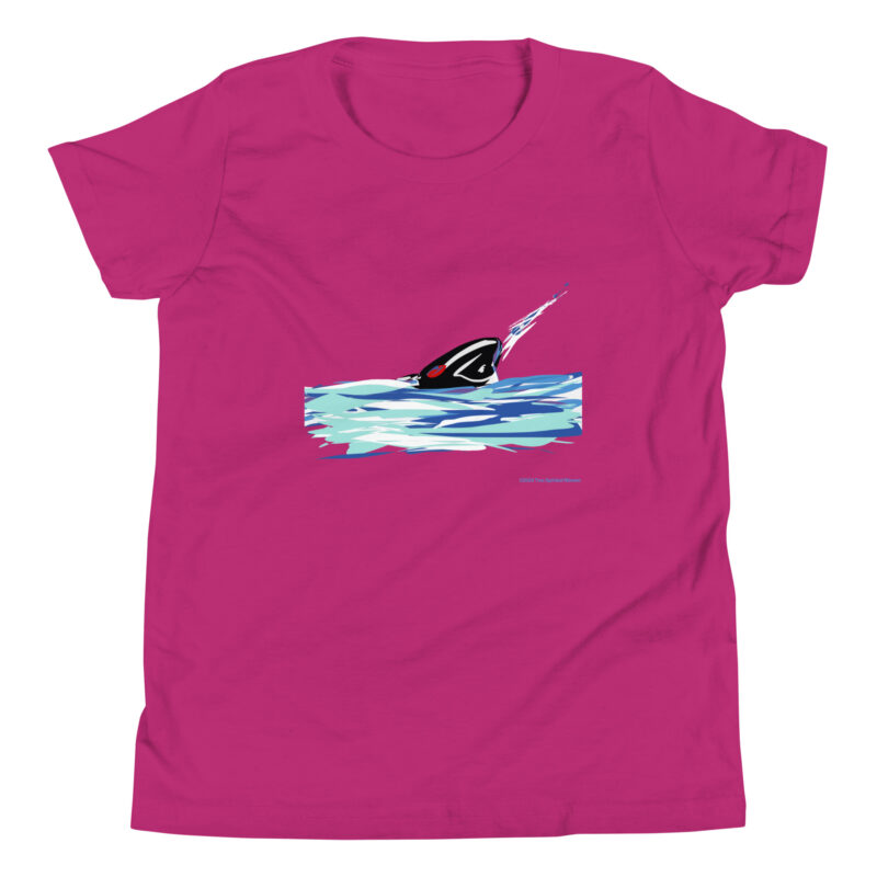 WHALE - Youth Short Sleeve T-Shirt - Image 3