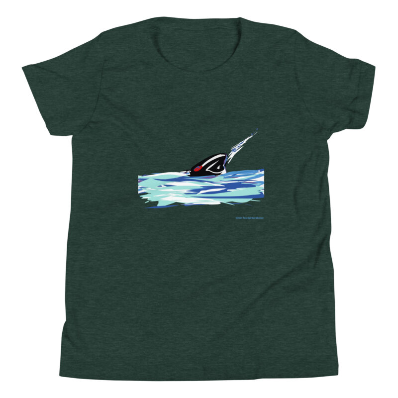 WHALE - Youth Short Sleeve T-Shirt - Image 4