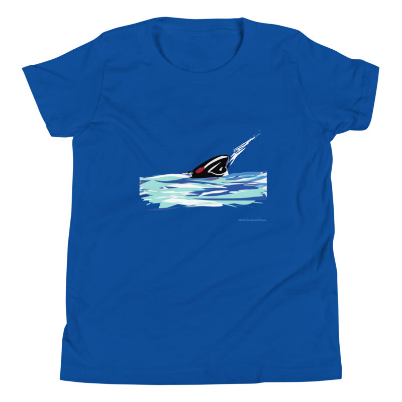 WHALE - Youth Short Sleeve T-Shirt - Image 2