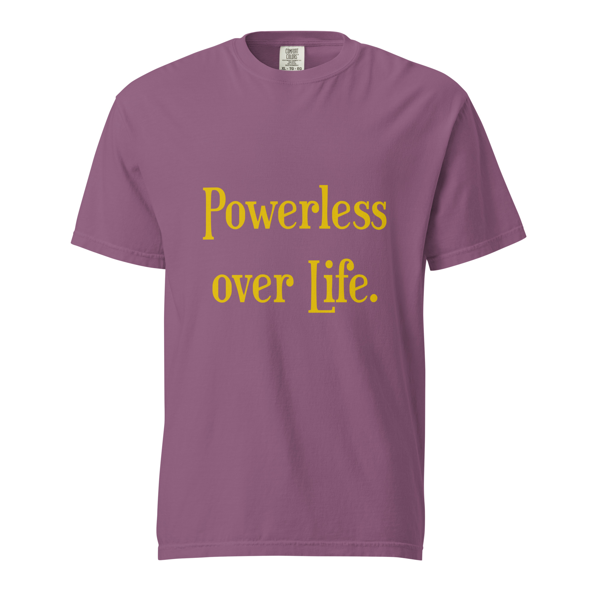 POWERLESS - Unisex Soft Heavyweight T-Shirt - Image 11